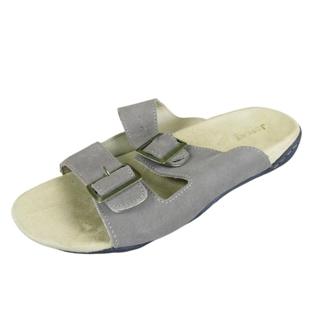 Jsport Women's‎ Carina Slide Brown Leather Sz 9 Medium Gently Used 2025